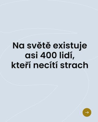 🌍 Na světě existuje asi 400 lidí, kteří strach necítí. Nemůže za to odvaha, ale neurologie. 🧠 Urbachův–Wietheho syndrom....